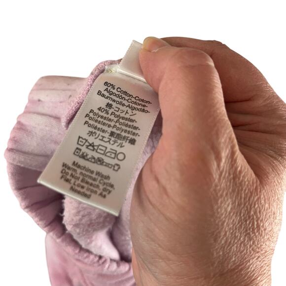 Free People Movement Work It Out Tie Dye Hoodie Pants Set Medium Pink - Picture 9 of 9